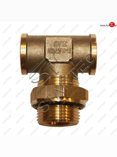 Соединитель переходник М12хF16 тройник латунь STARTEC STARTEC inf.11.m12f16t