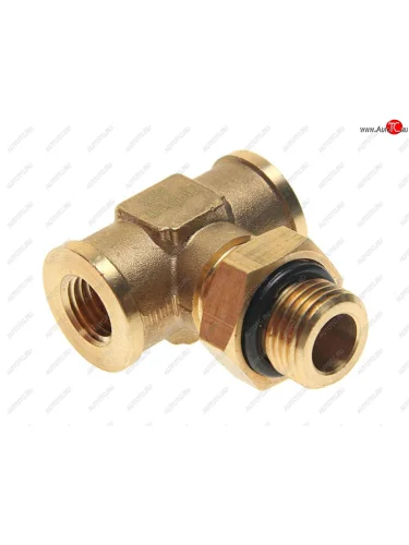 Соединитель трубки ПВХ,полиамид d=12мм М16х1.5-М16х1.5 тройник STARTEC STARTEC inf.11.m16f12t