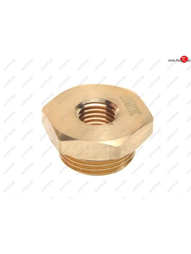 Соединитель переходник М22х1.5 (наружная резьба) М12х1.5 (внутренняя резьба) с кольц. латунь STARTEC STARTEC inf.11.m22f12