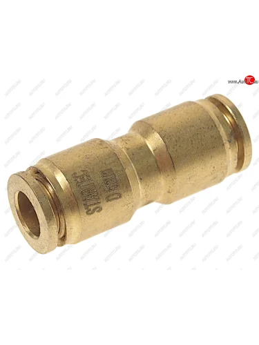 Соединитель трубки ПВХ,полиамид d=6 мм прямой латунь STARTEC STARTEC inf.11.mpuc06
