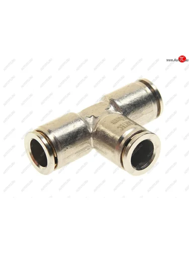 Соединитель трубки ПВХ,полиамид d=10мм тройник STARTEC STARTEC inf.11.mput10