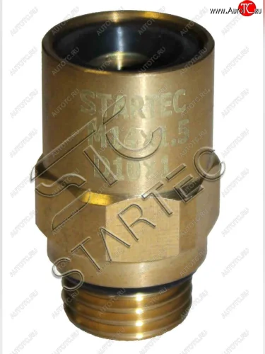 Соединитель трубки ПВХ,полиамид d=8х1.0мм (наружная резьба) М12х1.5 прямой латунь ПВХ STARTEC STARTEC inf.21.1208