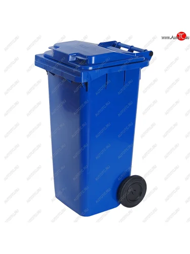 Контейнер мусорный 120л на колесах синий 23.C29 IPLAST IPLAST ip-390546