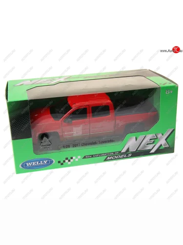 Модель автомобиля CHEVROLET Silverado металлическая (1:29) WELLY WELLY item no.24083w