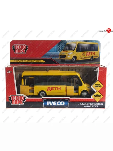 Модель автомобиля IVECO Нижегородец металлическая ТЕХНОПАРК ТЕХНОПАРК iveco-daily-15chi-ye ТЕХНОПАРК iveco-daily-15chi-ye