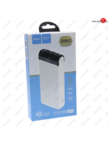Аккумулятор внешний 20000мА/ч для зарядки мобильных устройств HOCO HOCO j59a white HOCO j59a white
