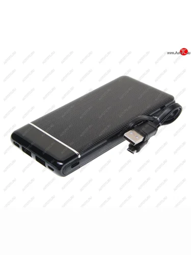 Аккумулятор внешний 10000мАч для зарядки мобильных устройств HOCO HOCO j59 black