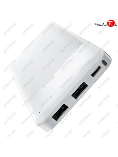 Аккумулятор внешний 10000мАч для зарядки мобильных устройств HOCO HOCO j72 white