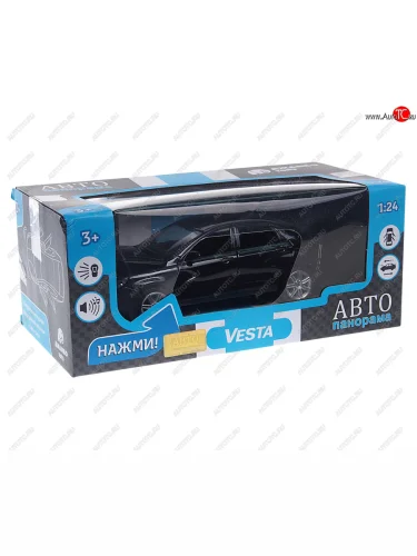 Модель автомобиля ЛАДА Vesta металлическая (1:24) АВТОПАНОРАМА АВТОПАНОРАМА jb1251150