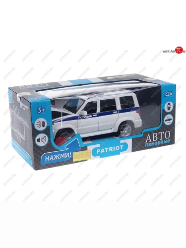 Модель автомобиля УАЗ-3163 Патриот металлическая (1:24) АВТОПАНОРАМА АВТОПАНОРАМА jb1251154