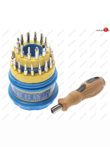 Отвертка с набором бит комбинированная 31 предмет NO NAME jk-6036