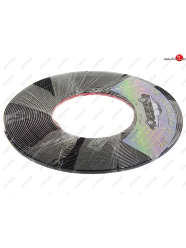 Молдинг самоклеющийся 6мм черный 1м NO NAME jl-106 black