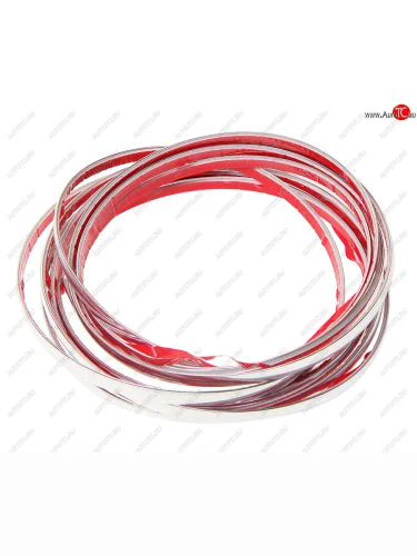 Молдинг самоклеющийся 9мм серебряный 1м NO NAME jl-109 silver