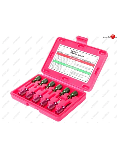 Набор инструментов для ремонта автоэлектропроводки 12 предметов в кейсе JTC  jtc-1529  jtc-1529