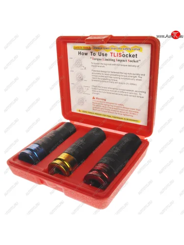 Набор головок торцевых ударных с фиксированным усилием 17,19,21мм 3 предмета в кейсе JTC JTC TOOLS CO., LTD jtc-3522 JTC TOOLS CO., LTD jtc-3522