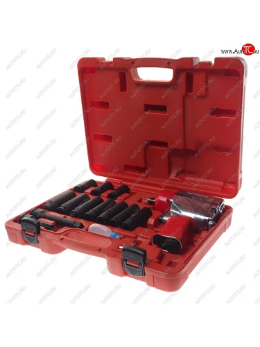 Набор инструментов для шиномонтажа (пневмогайковерт JTC-5812 1/2 1085Нм) 15 предметов в кейсе JTC JTC TOOLS CO., LTD jtc-7663k2 JTC TOOLS CO., LTD jtc-7663k2