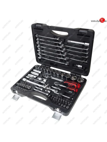 Набор инструментов 85 предметов слесарно-монтажный 14,12 6-ти гранных в кейсе JTC  jtc-h085c-b72