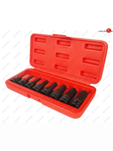 Набор бит-головок 1/2 HEX H5-19ммх60мм ударных 8 предметов в кейсе JTC JTC TOOLS CO., LTD jtc-j408h JTC TOOLS CO., LTD jtc-j408h