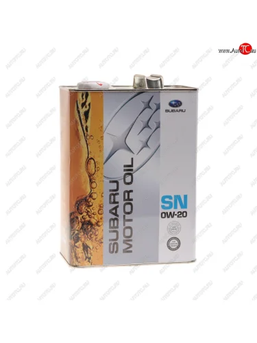 Масло моторное SUBARU SN 0W20 синт.4л OE SUBARU k0215-y0274