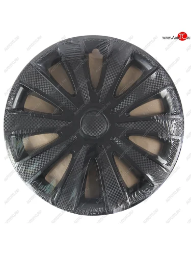 Колпак колеса R-16 черный КАРАТ ГАЗЕЛЬ комплект 4шт. NO NAME карат газель чер .r-16