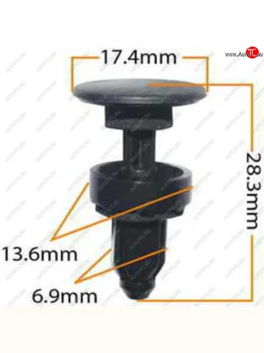 Пистон обивки универсальный MASUMA MASUMA kj-1018