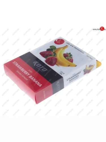 Ароматизатор под сиденье гелевый (Strawberry Banana) 180г Double supreme KOTO KOTO ko170626