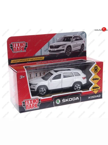 Модель автомобиля SKODA Kodiaq металлическая ТЕХНОПАРК ТЕХНОПАРК kodiaq-12fil-sr