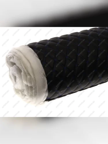 Экокожа чернаясиняя двойной ромб 1.40х0.5м FOR CARS FOR CARS kp14