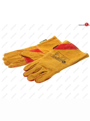 Краги сварщика спилковые р.10.5 желтые Гренадер СПЕЦПЕРЧАТКА СПЕЦПЕРЧАТКА кра008