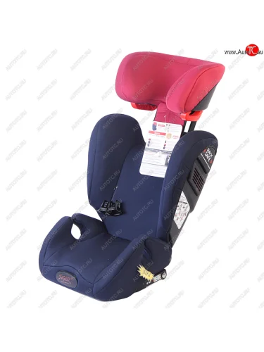 Автокресло детское 15-36кг (II-lll) 3-12лет royal blue (синийкрасный) Дельта FIX SIGER SIGER kres3327