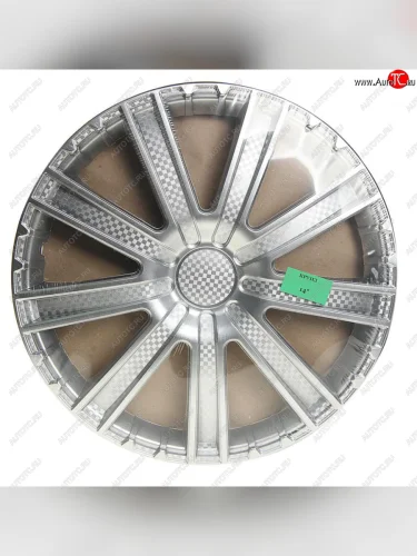 Колпак колеса R-14 серый КРУИЗ комплект 4шт. NO NAME круиз r-14