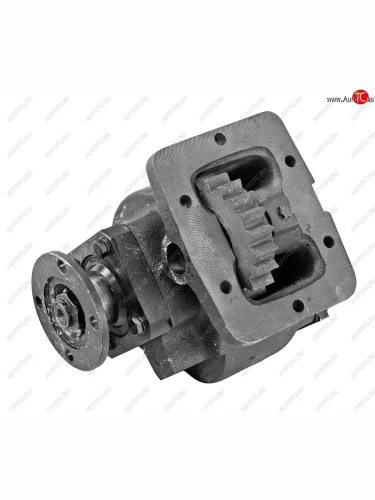 Коробка КС-45717 отбора мощности КАМАЗ-25т (20 зубьев) с датчиком и шайбой (черная) АвтоКранКом кс-45717.14.100-20