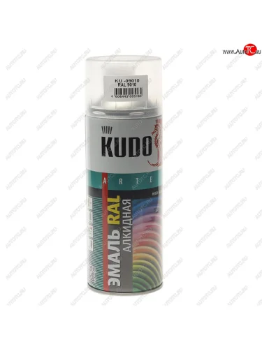 Краска белая аэрозоль 520мл KUDO KUDO ku-09010