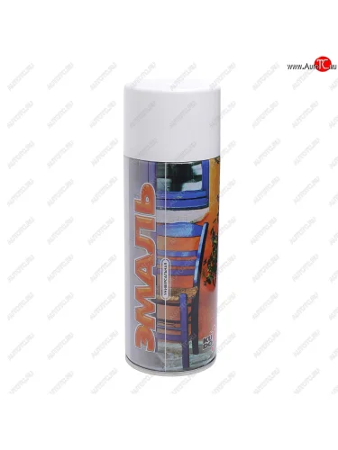 Краска белая глянцевая аэрозоль 520мл KUDO KUDO ku-1001