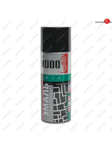 Краска черная глянцевая аэрозоль 520мл KUDO KUDO ku-1002