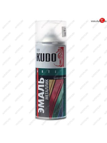 Краска серебристая кварц металлик аэрозоль 520мл KUDO KUDO ku-1059