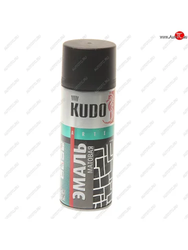 Краска черная матовая аэрозоль 520мл KUDO KUDO ku-1102