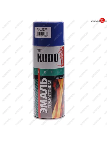 Краска термостойкая синяя аэрозоль 520г KUDO KUDO ku-5004