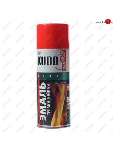 Краска термостойкая красная аэрозоль 520мл KUDO KUDO ku-5005