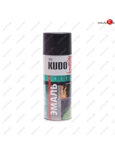 Краска термостойкая черная для мангалов аэрозоль 520мл KUDO KUDO ku-5122