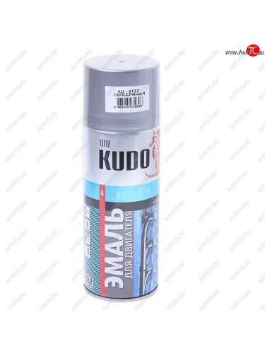 Краска термостойкая до +600C серебристая аэрозоль 520мл KUDO KUDO ku-5132