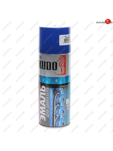 Краска термостойкая для двигателя синяя аэрозоль 520мл KUDO KUDO ku-5133