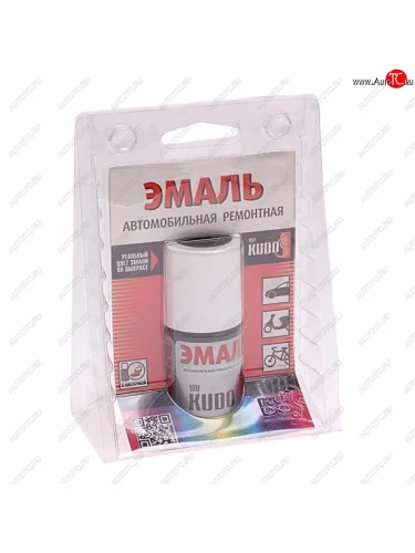 Краска KIA 1K Black черная с кистью 15мл KUDO KUDO ku-73350