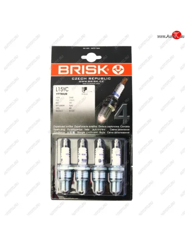 Свеча зажигания ВАЗ-2101 L15YC SUPER комплект BRISK BRISK l15yc