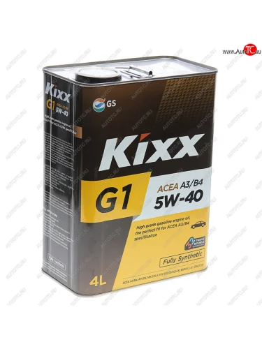 Масло моторное G1 A3B4 5W40 синт.4л KIXX KIXX l201944te1