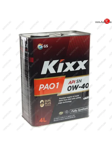 Масло моторное PAO1 C3 0W40 синт.4л KIXX KIXX l208444te1
