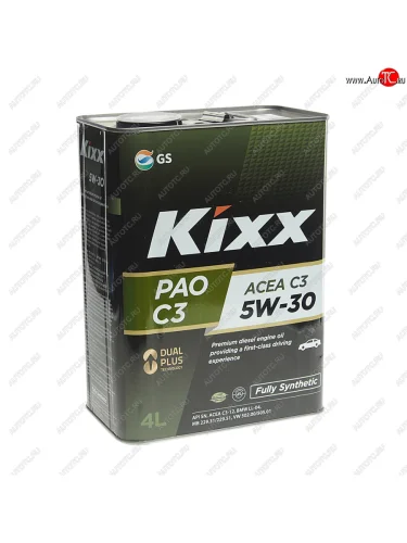 Масло моторное PAO API SNCF 5W30 синт.4л KIXX KIXX l209144te1