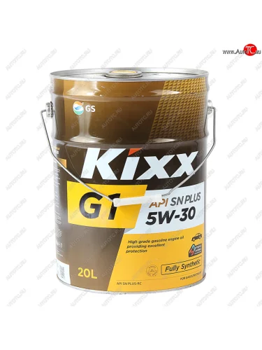 Масло моторное G1 SN Plus 5W30 синт.20л KIXX KIXX l2101p20e1