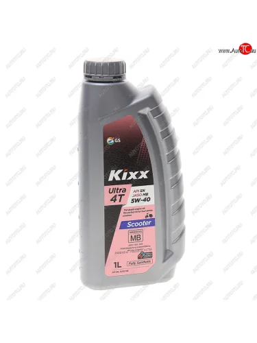 Масло моторное для 4-х тактных двигателей Ultra 4T SNMB 5W40 псинт.1л KIXX KIXX l5128al1e1