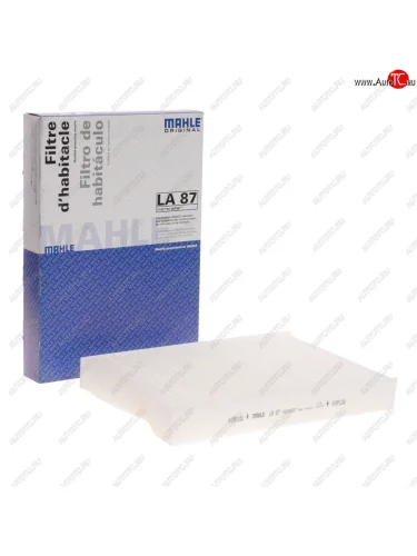 Фильтр воздушный салона RENAULT Logan (04-),Megane (96-),Clio 2 (98-),Kangoo (98-) MAHLE MAHLE la87